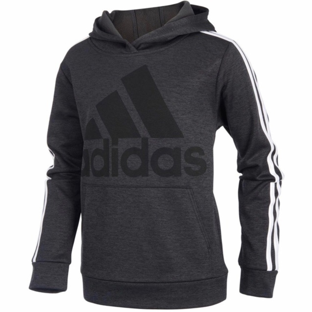 Adidas Boys New Black Tracksuit Hoodie 14-16